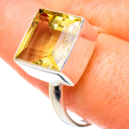 Lemon Quartz Rings handcrafted by Ana Silver Co - RING88282