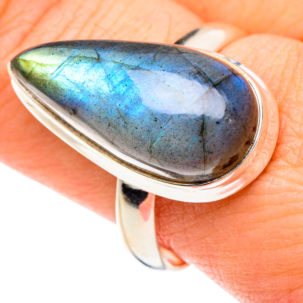 Labradorite Rings handcrafted by Ana Silver Co - RING88316