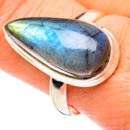 Labradorite Rings handcrafted by Ana Silver Co - RING88316