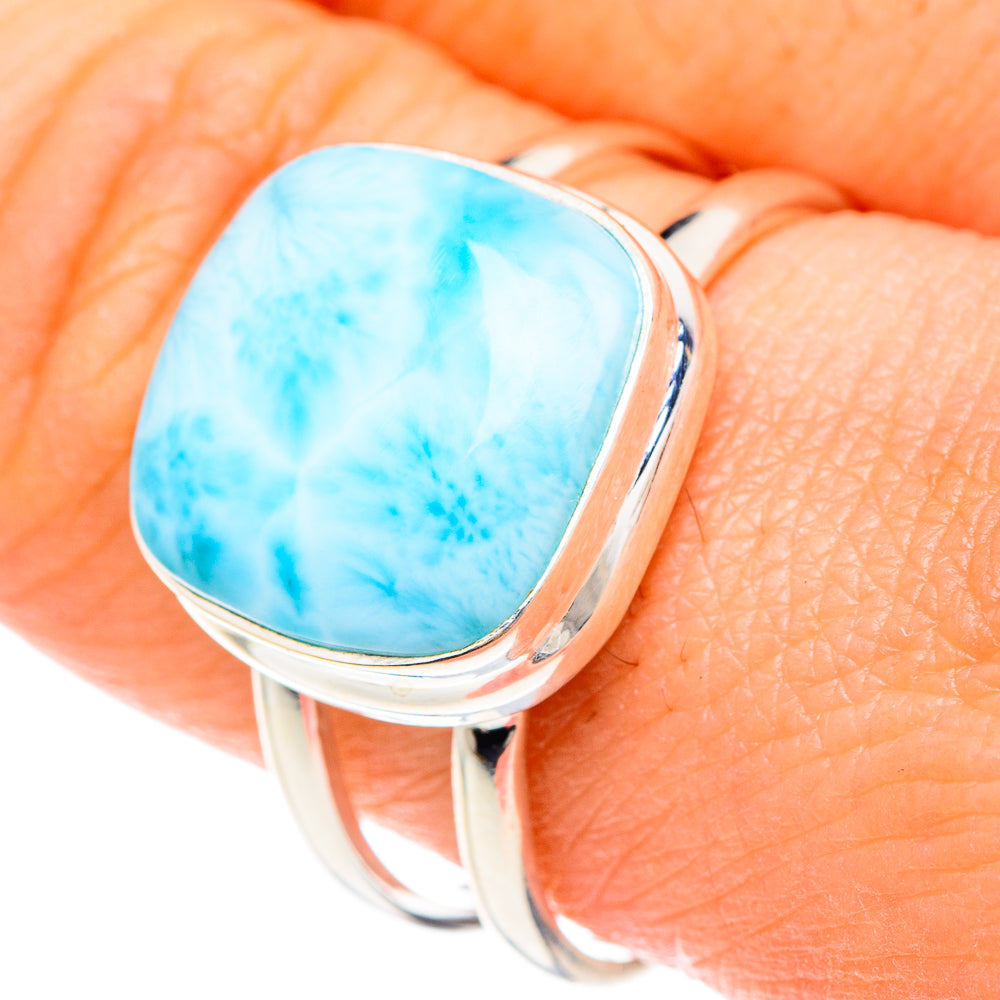 Larimar Rings handcrafted by Ana Silver Co - RING88337