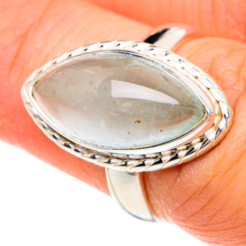 Aqua Chalcedony Rings handcrafted by Ana Silver Co - RING88340