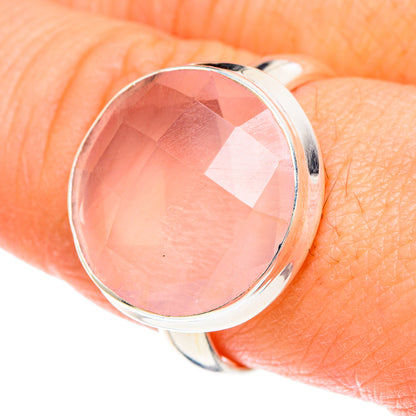 Rose Quartz Rings handcrafted by Ana Silver Co - RING88352