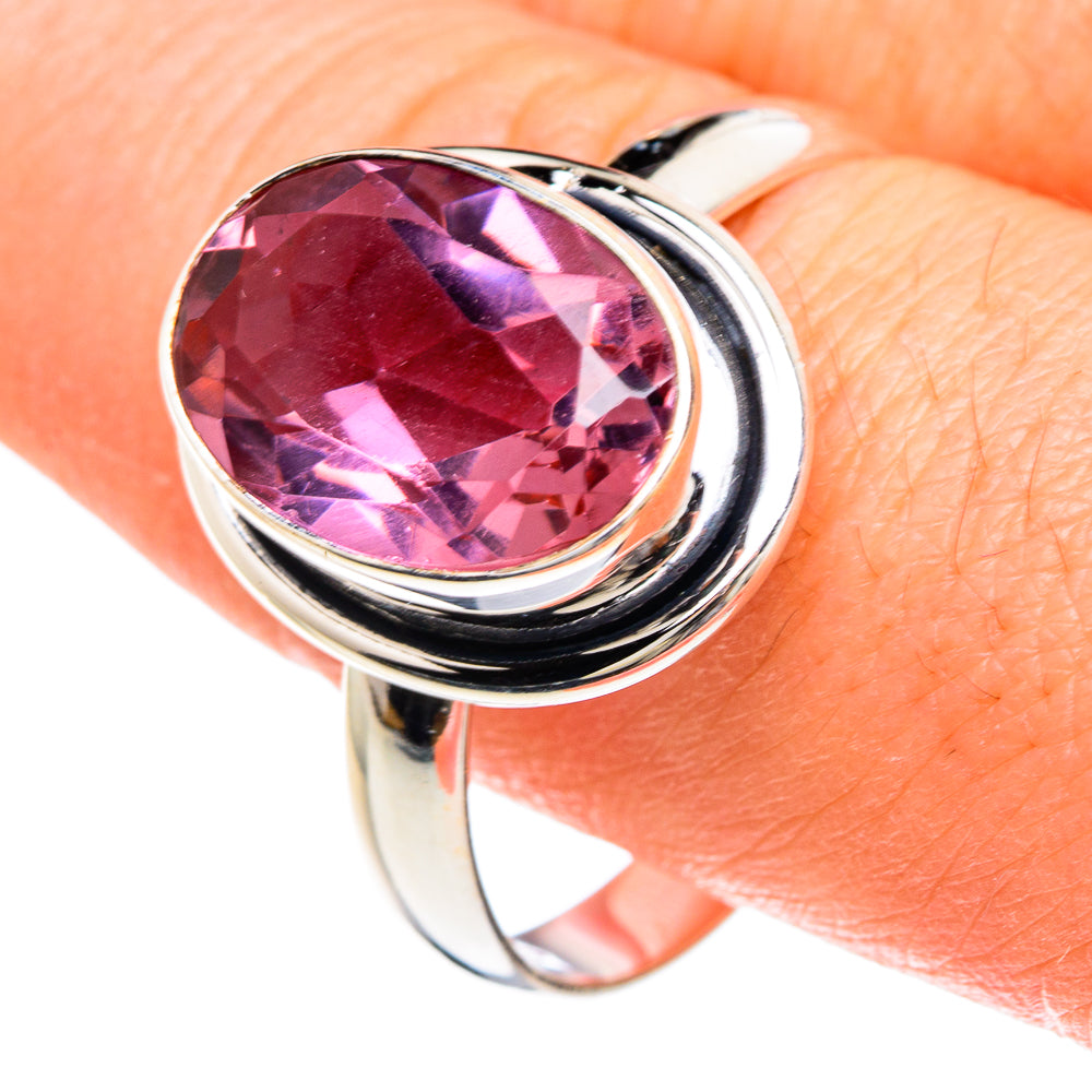 Color Change Alexandrite (Lab.) Rings handcrafted by Ana Silver Co - RING88353