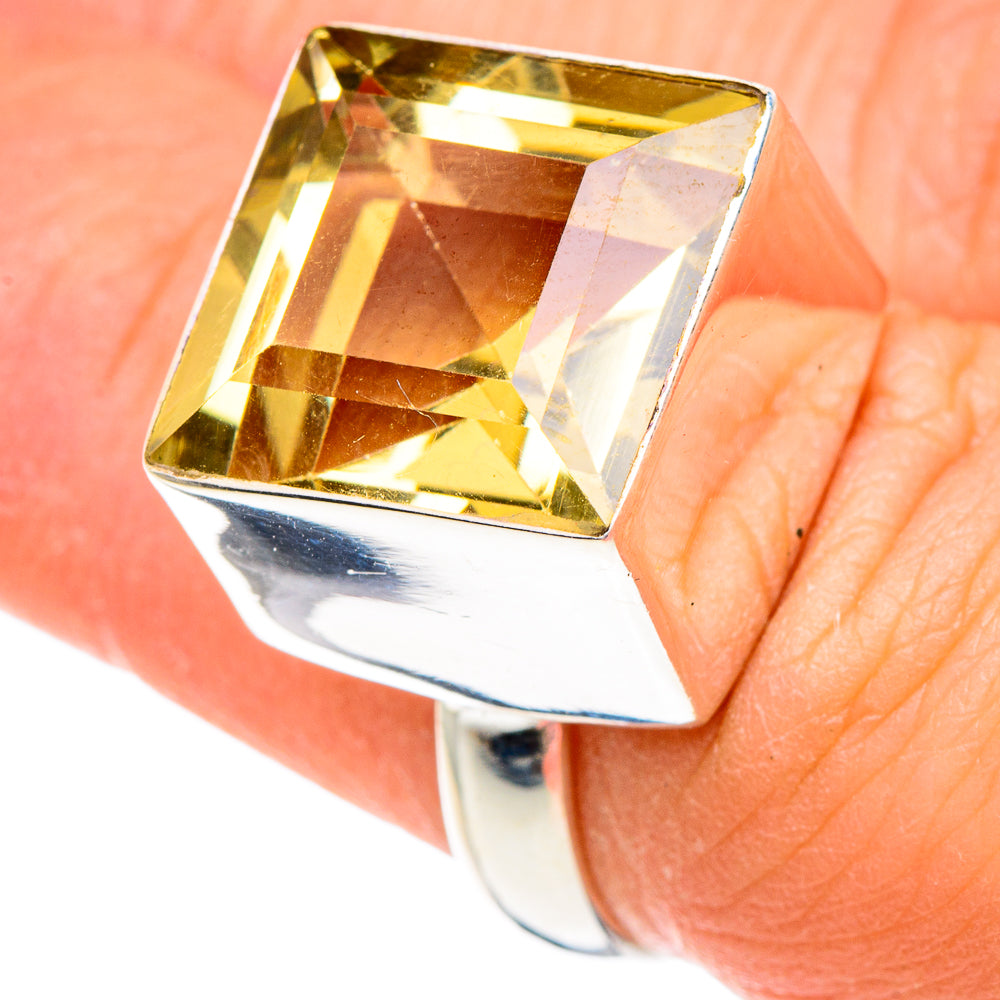 Lemon Quartz Rings handcrafted by Ana Silver Co - RING88355
