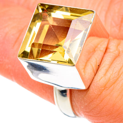 Lemon Quartz Rings handcrafted by Ana Silver Co - RING88355