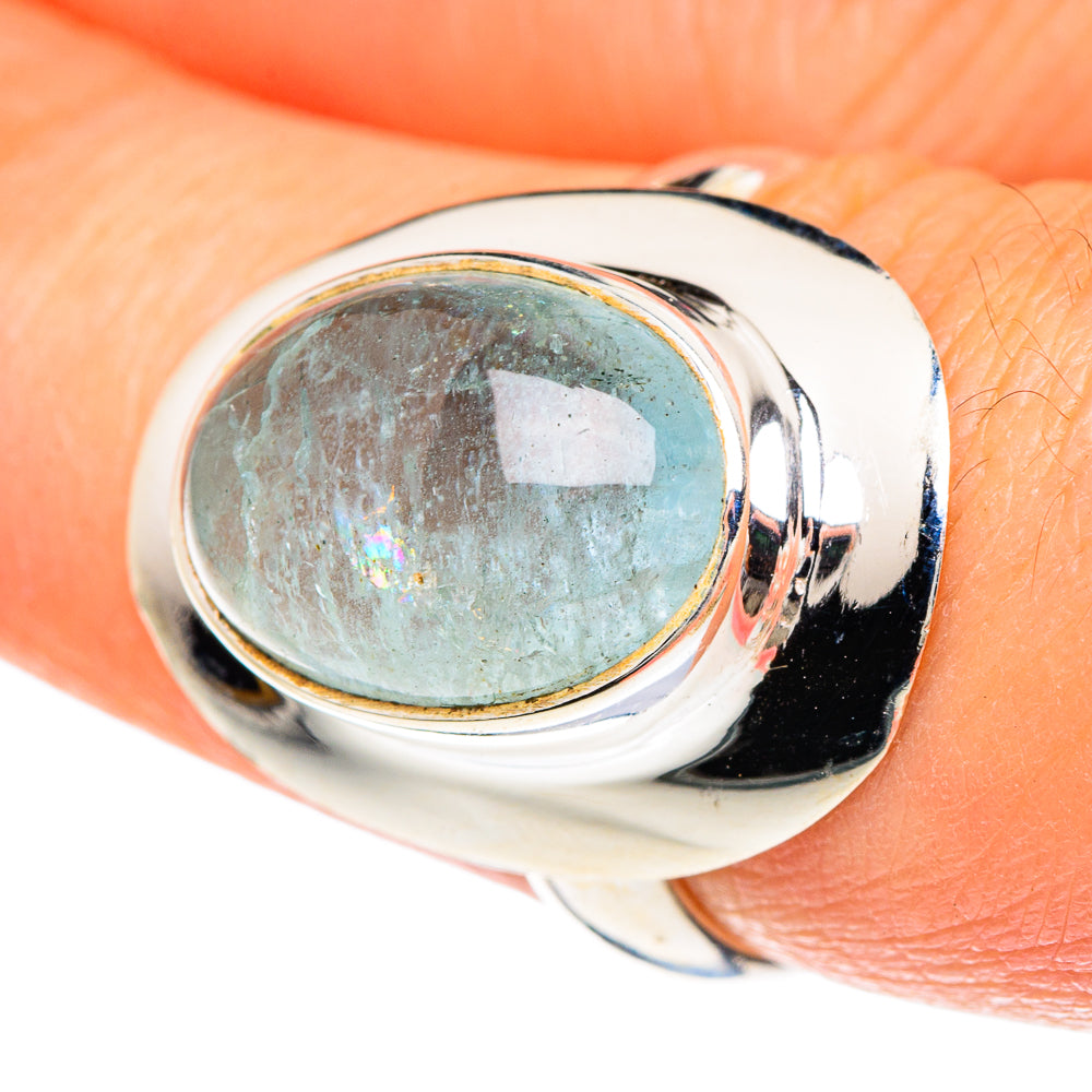 Aquamarine Rings handcrafted by Ana Silver Co - RING88363