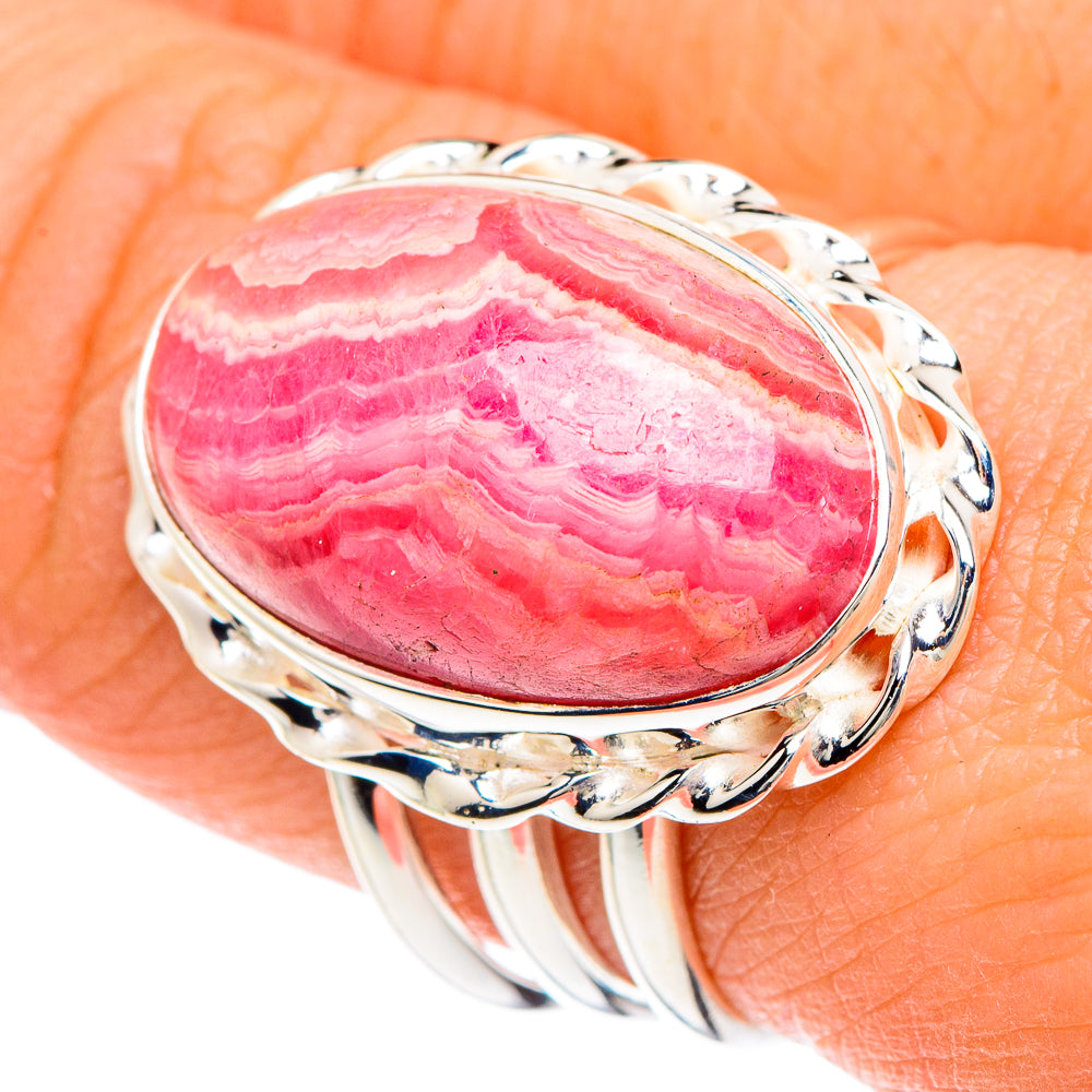 Rhodochrosite Rings handcrafted by Ana Silver Co - RING88372