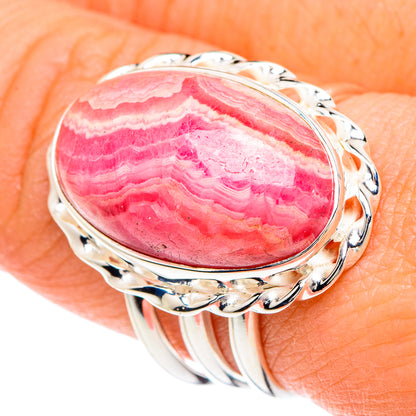Rhodochrosite Rings handcrafted by Ana Silver Co - RING88372