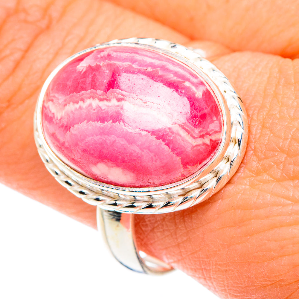 Rhodochrosite Rings handcrafted by Ana Silver Co - RING88376