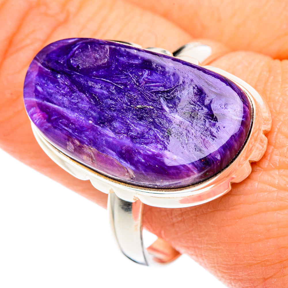 Charoite Rings handcrafted by Ana Silver Co - RING88378