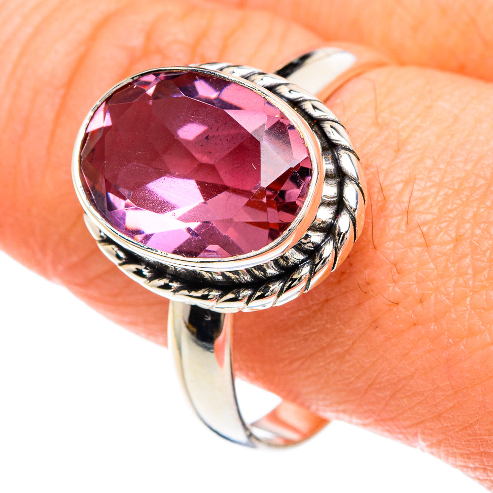 Color Change Alexandrite (Lab.) Rings handcrafted by Ana Silver Co - RING88379