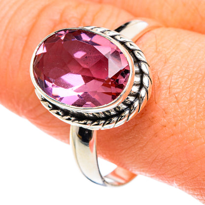 Color Change Alexandrite (Lab.) Rings handcrafted by Ana Silver Co - RING88379