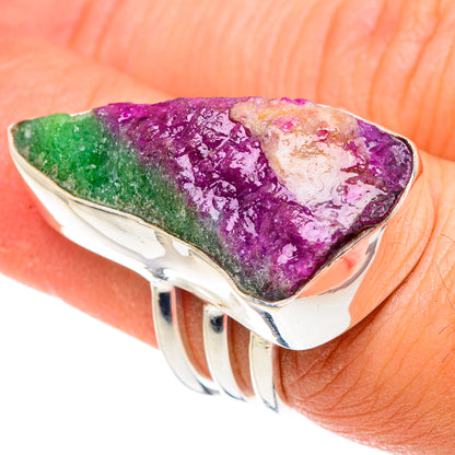 Ruby Zoisite Rings handcrafted by Ana Silver Co - RING88381