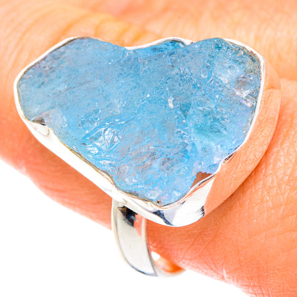 Aquamarine Rings handcrafted by Ana Silver Co - RING88388