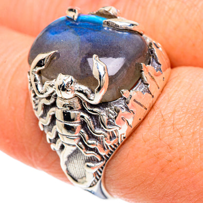 Labradorite Rings handcrafted by Ana Silver Co - RING88391