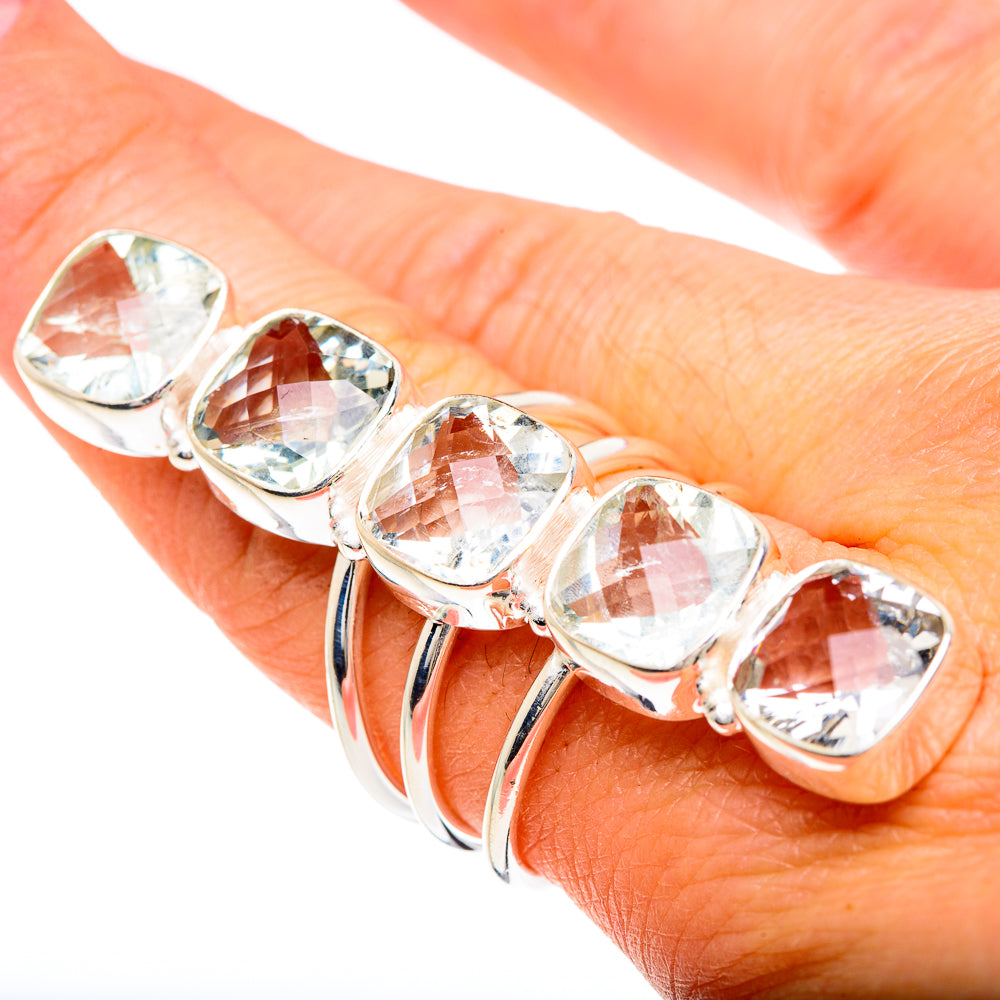 White Quartz Rings handcrafted by Ana Silver Co - RING88392