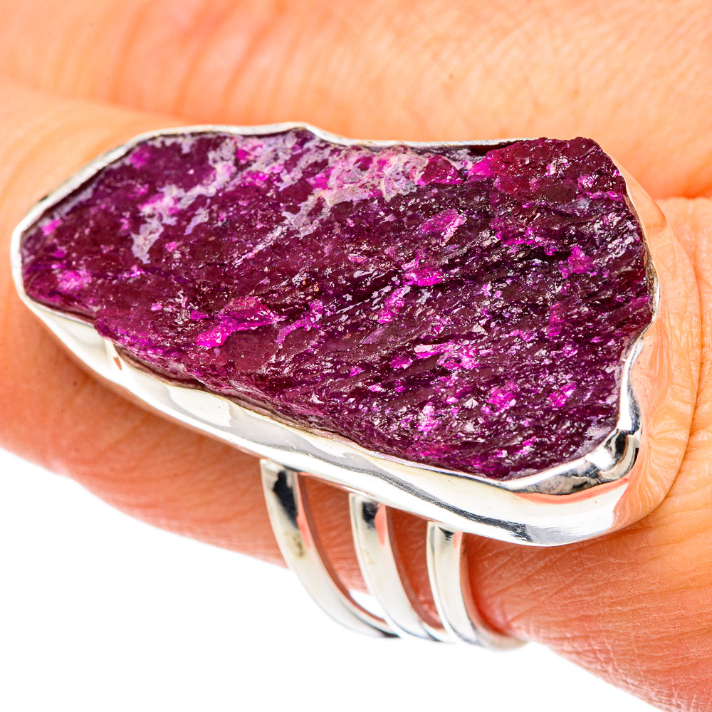 Ruby Fuchsite Rings handcrafted by Ana Silver Co - RING88400