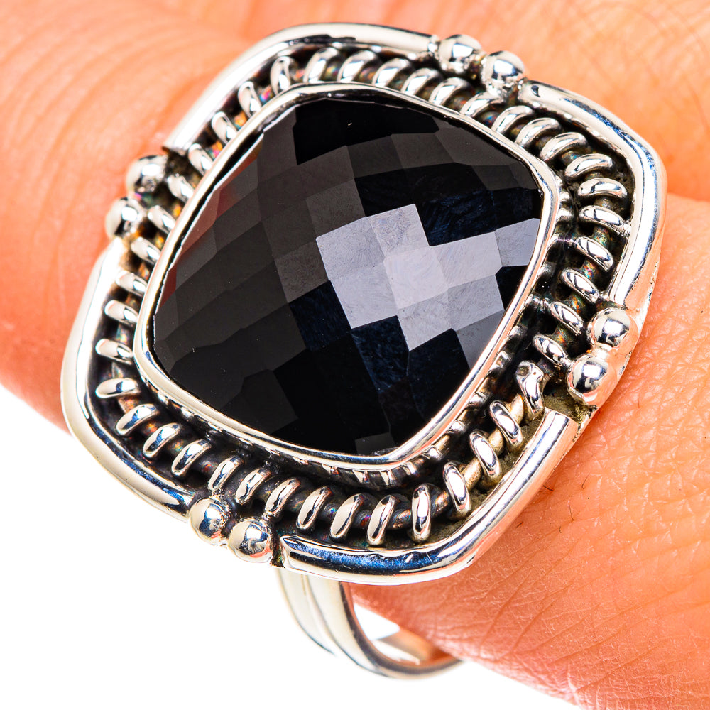 Black Onyx Rings handcrafted by Ana Silver Co - RING88404