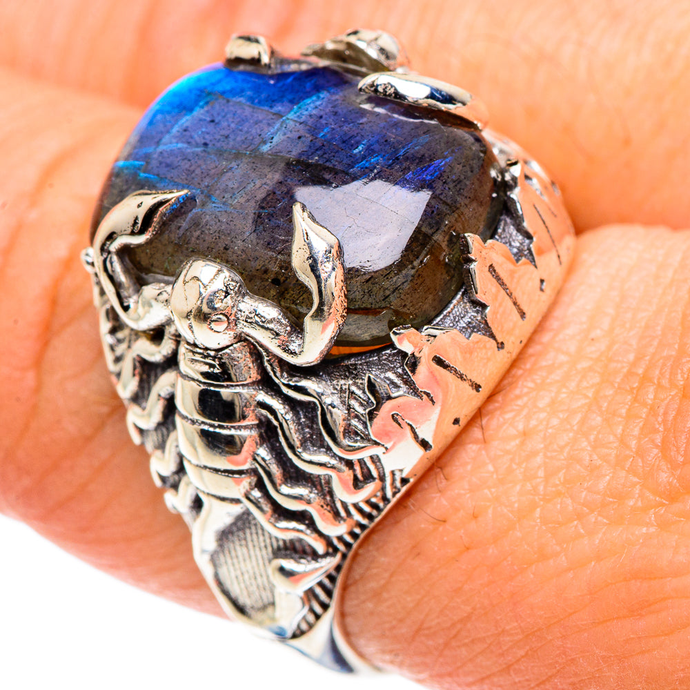 Labradorite Rings handcrafted by Ana Silver Co - RING88416