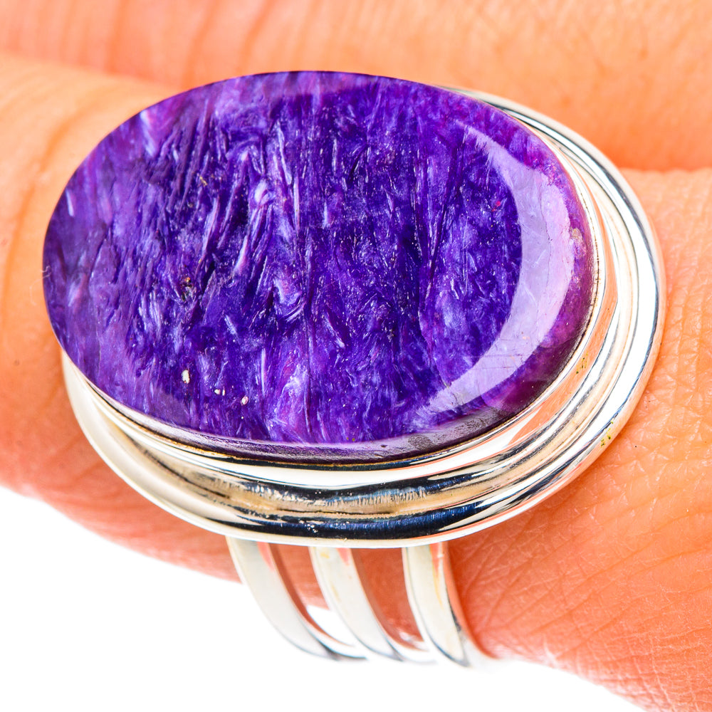 Charoite Rings handcrafted by Ana Silver Co - RING88431