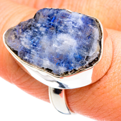 Rainbow Moonstone Rings handcrafted by Ana Silver Co - RING88435