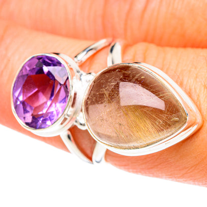 Rutilated Quartz Rings handcrafted by Ana Silver Co - RING88438