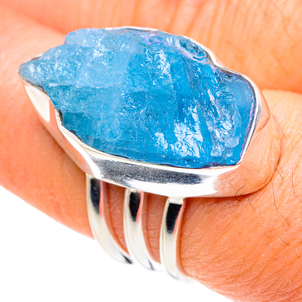 Aquamarine Rings handcrafted by Ana Silver Co - RING88440