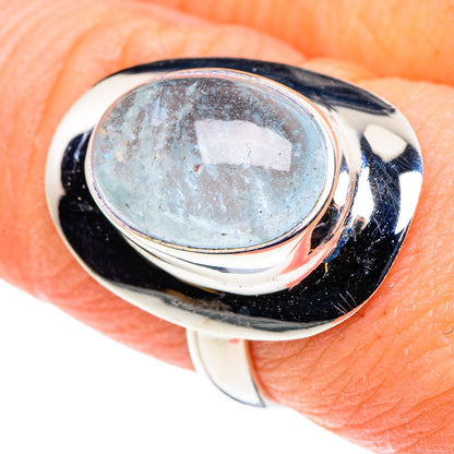 Aquamarine Rings handcrafted by Ana Silver Co - RING88441