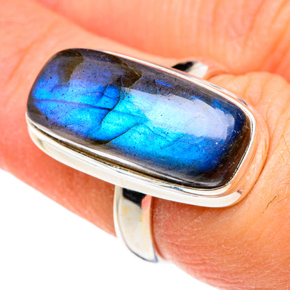 Labradorite Rings handcrafted by Ana Silver Co - RING88442