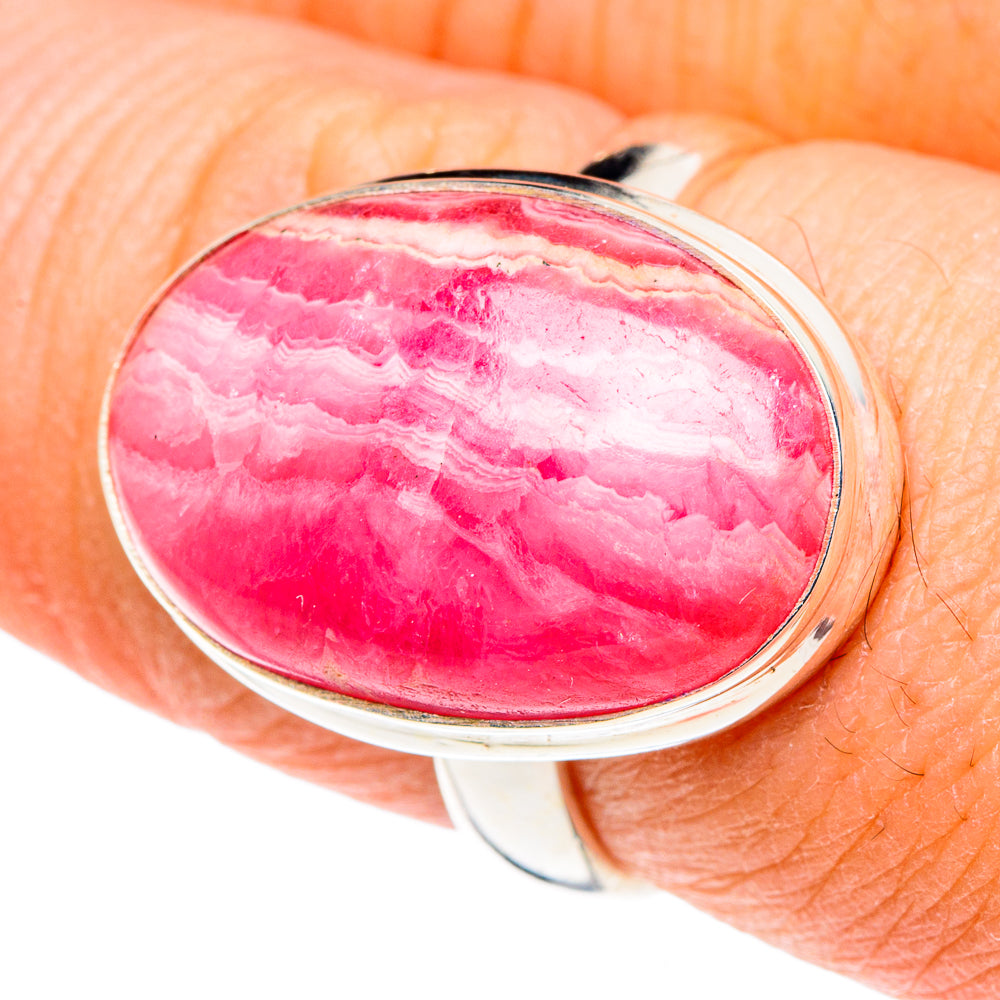 Rhodochrosite Rings handcrafted by Ana Silver Co - RING88455