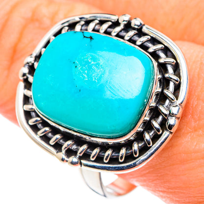 Tibetan Turquoise Rings handcrafted by Ana Silver Co - RING88468