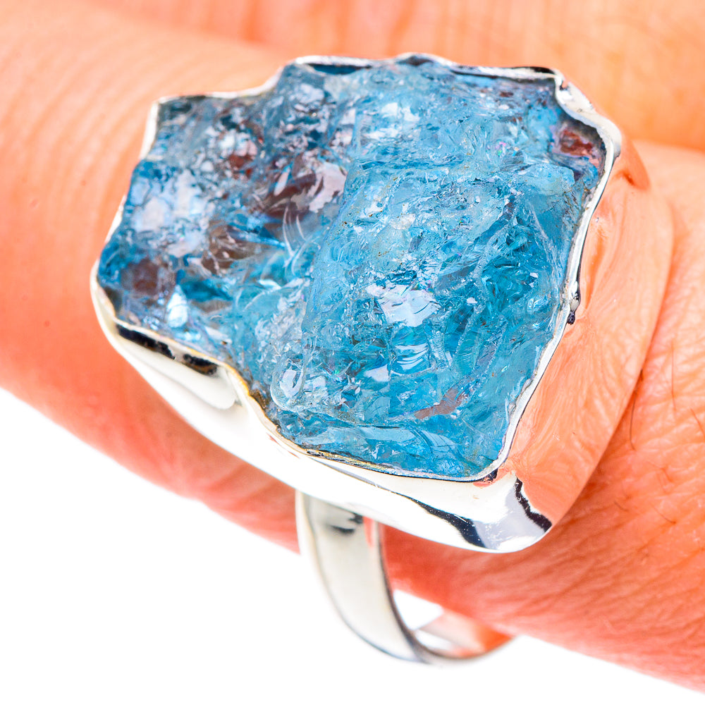 Aquamarine Rings handcrafted by Ana Silver Co - RING88471