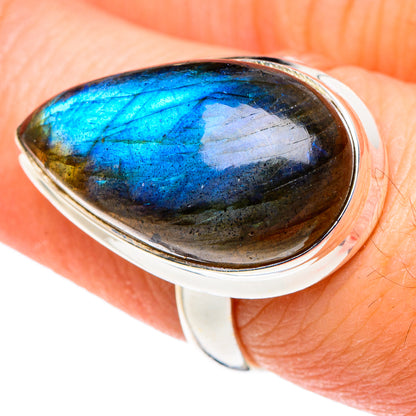 Labradorite Rings handcrafted by Ana Silver Co - RING88472