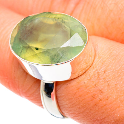 Prehnite Rings handcrafted by Ana Silver Co - RING88476