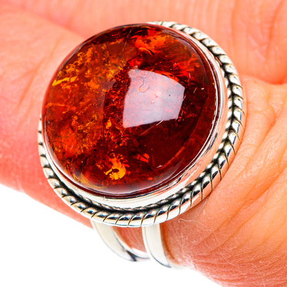 Baltic Amber Rings handcrafted by Ana Silver Co - RING88479