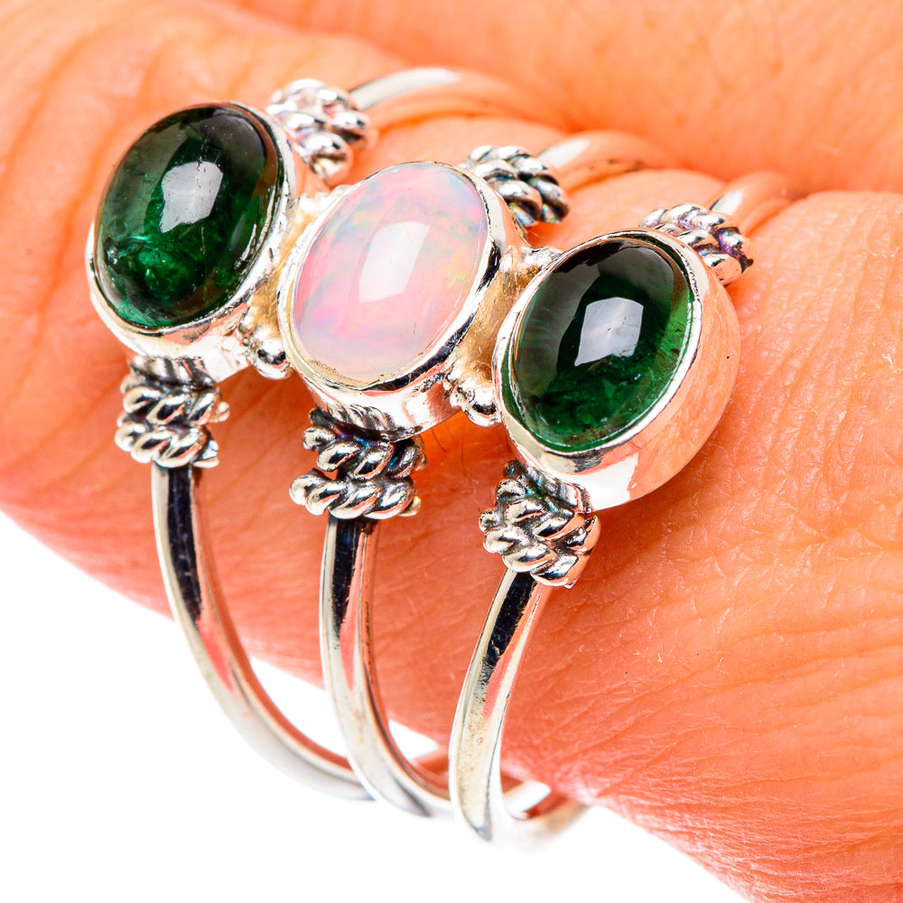 Ethiopian Opal Rings handcrafted by Ana Silver Co - RING88492