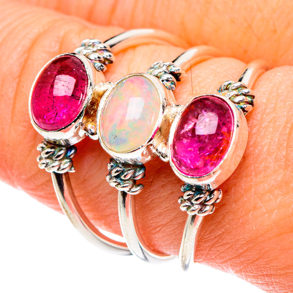 Ethiopian Opal Rings handcrafted by Ana Silver Co - RING88493