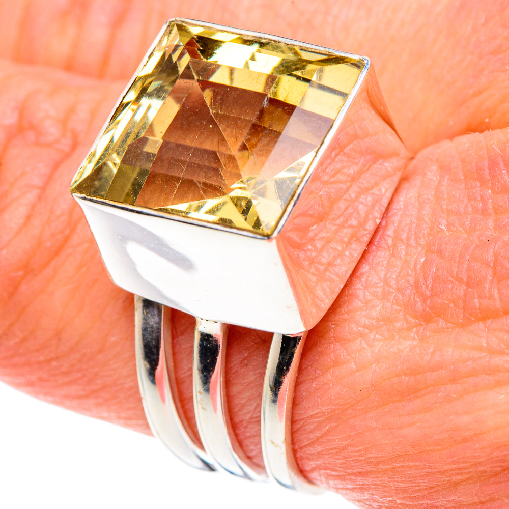 Citrine Rings handcrafted by Ana Silver Co - RING88495