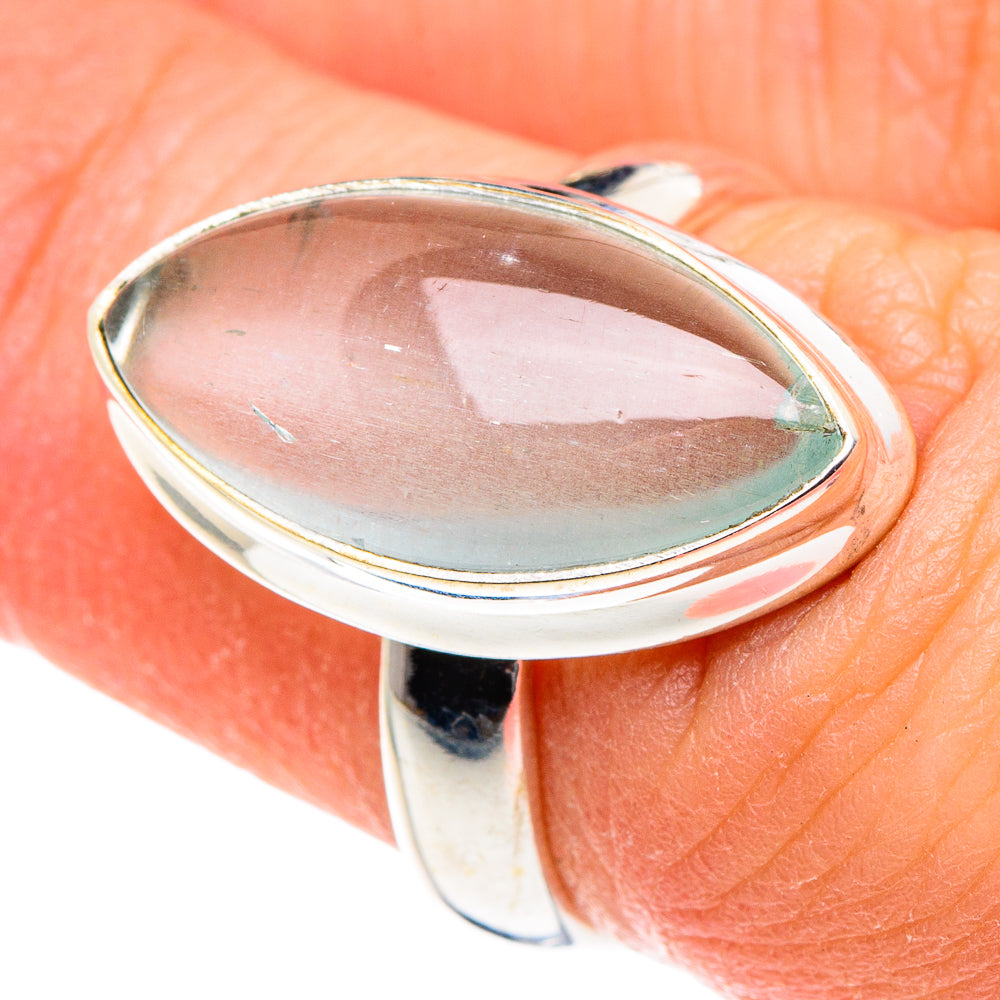 Aqua Chalcedony Rings handcrafted by Ana Silver Co - RING88500