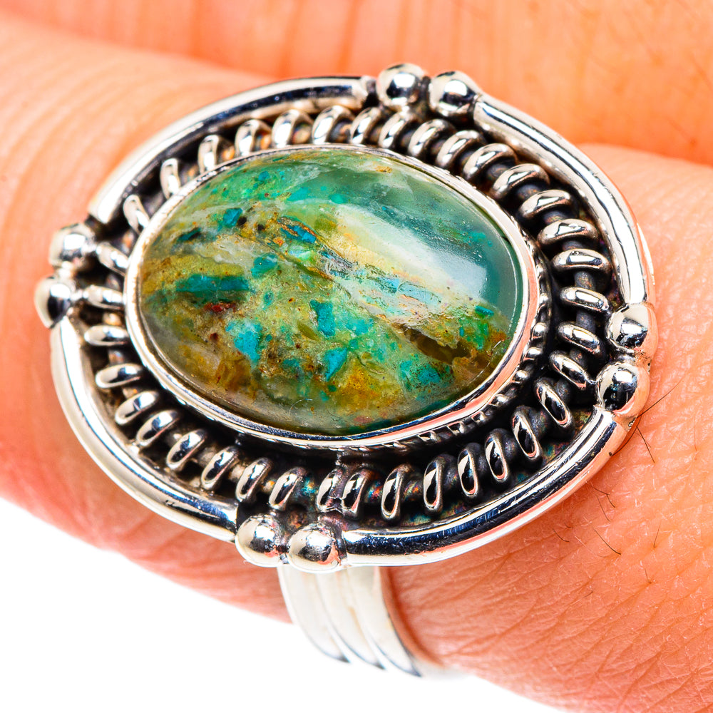 Peruvian Opal Rings handcrafted by Ana Silver Co - RING88501