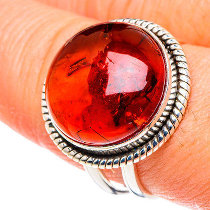 Baltic Amber Rings handcrafted by Ana Silver Co - RING88507