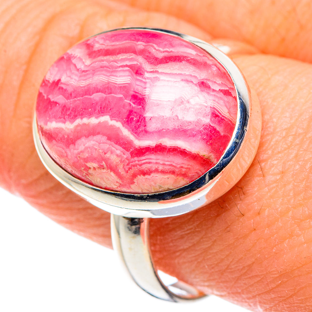 Rhodochrosite Rings handcrafted by Ana Silver Co - RING88510