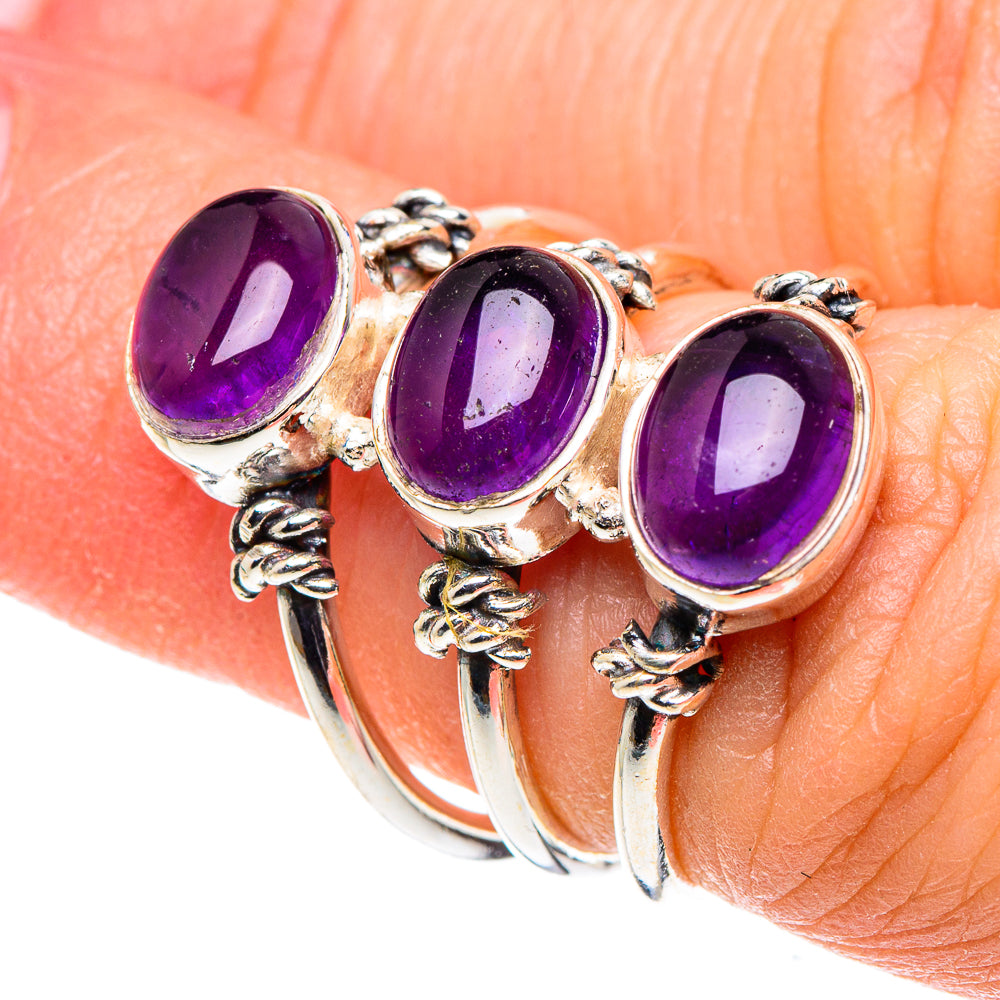 Amethyst Rings handcrafted by Ana Silver Co - RING88513