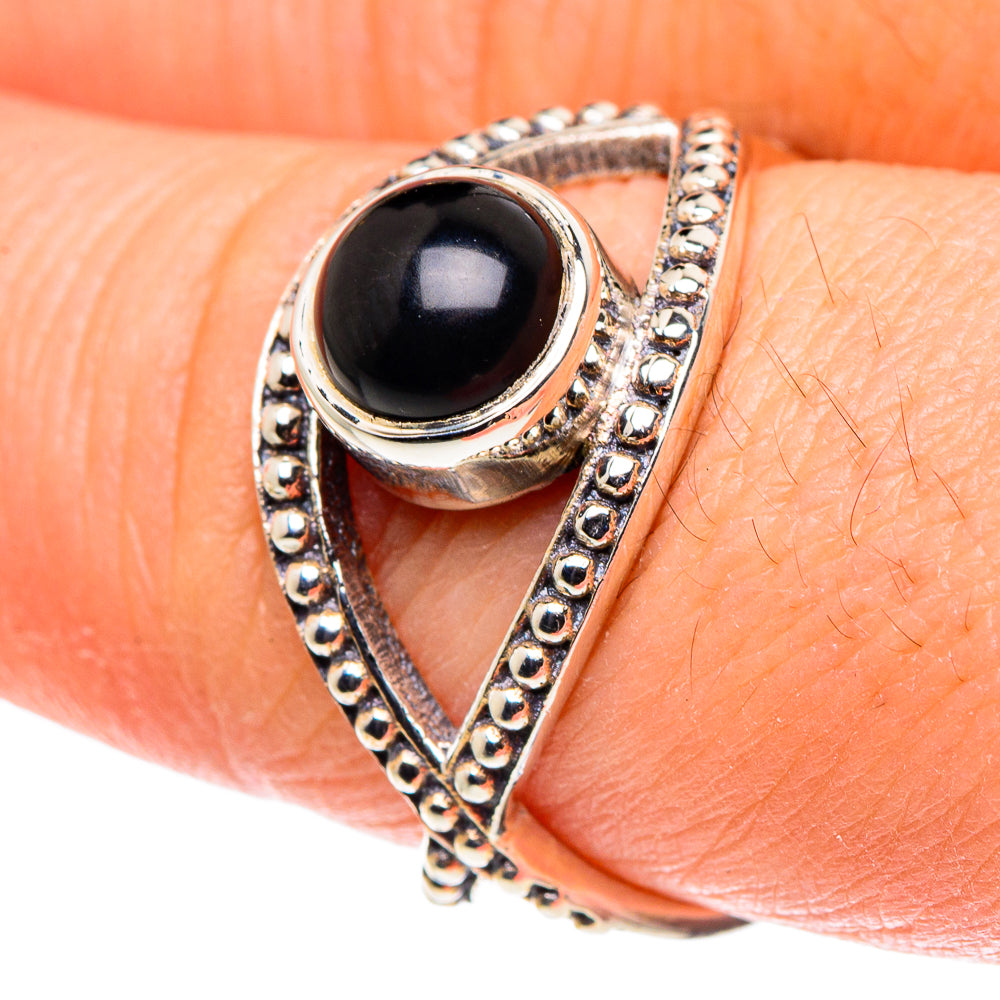 Black Onyx Rings handcrafted by Ana Silver Co - RING88516