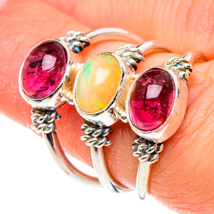 Ethiopian Opal Rings handcrafted by Ana Silver Co - RING88518