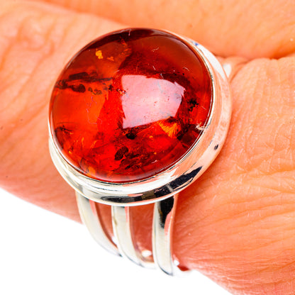 Baltic Amber Rings handcrafted by Ana Silver Co - RING88531