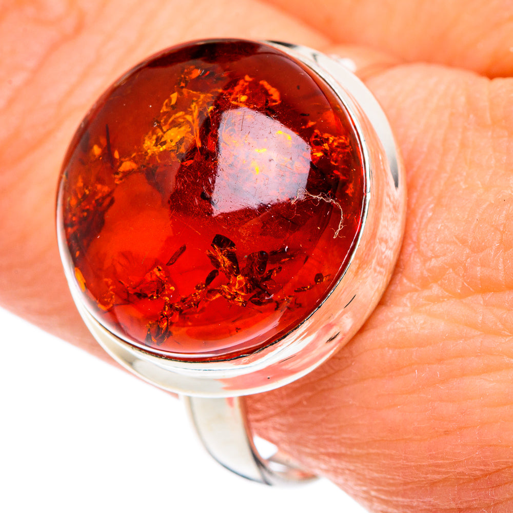 Baltic Amber Rings handcrafted by Ana Silver Co - RING88532
