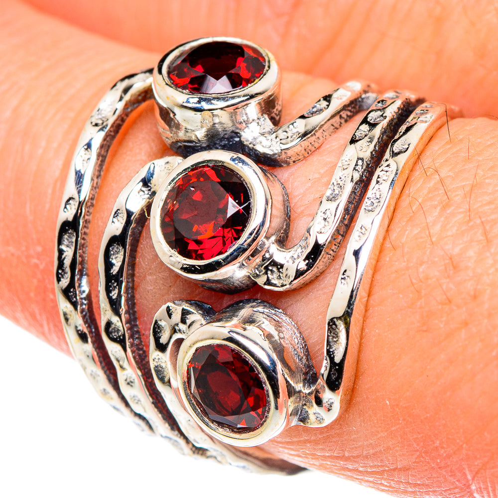 Garnet Rings handcrafted by Ana Silver Co - RING88537