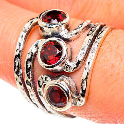 Garnet Rings handcrafted by Ana Silver Co - RING88537