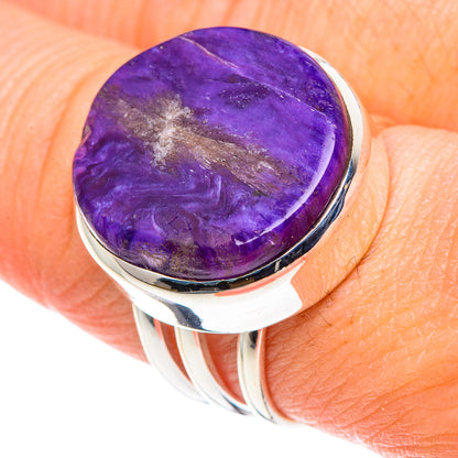 Charoite Rings handcrafted by Ana Silver Co - RING88538